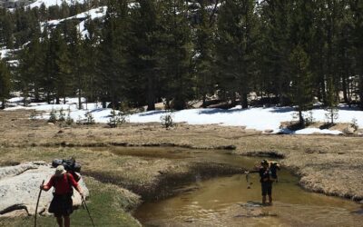 A small, 2023 creek-crossing Primer for thaw-fed Sierra creeks